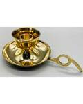 Classic Brass Chamberstick taper candle holder