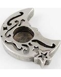 Crescent Moon Chime Candle Holder