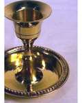 Brass Chamberstick Taper Candle Holder