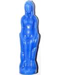 Blue Female candle 7"