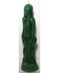 Green Female Figure Candle