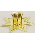Gold-toned Fairy Star Chime Candle Holder