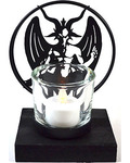6" Baphomet tealight holder