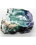 3-5" Rough Fluorite tealight holder