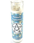 Pentacle Protection aromatic jar candle
