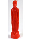 8" Red Male candle