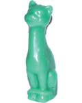 5 1/2" Green Cat candle
