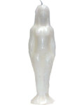 7 1/4" White Woman candle