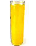 Yellow 7-day jar candle