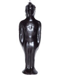 7 1/4" Black Male candle