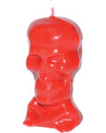5 1/2" Red Skull candle