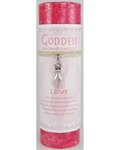 Love Pillar Candle With Goddess