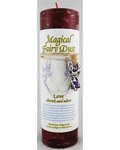 Love Pillar Candle With Fairy Dust