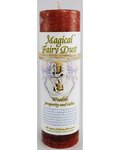 Wealth Pillar Candle With Fairy Dust