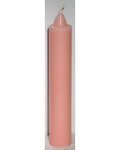 Pink Pillar Candle 9"