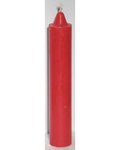 Red Pillar Candle 9"