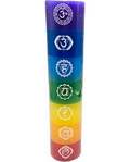 7 Chakra pillar candle