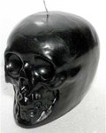 Black Skull Candle 3.5"