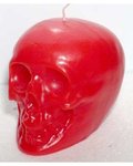 Red Skull Candle 3.5"