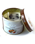 Coco (Coconut) quartz tin candle
