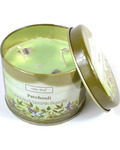 Pachuli (Patchouli) quartz tin candle