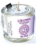 Crown chakra soy votive candle