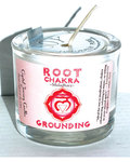 Root chakra soy votive candle