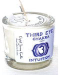 Third Eye chakra soy votive candle