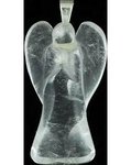 Clear Quartz Angel Pendant