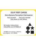 Esp Test Cards Deck