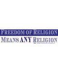 Freedom Of Religion Means