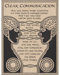 Prayer For Clear Communication Poster