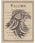 Falcon Prayer Poster