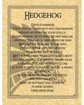 Hedgehog Prayer Poster