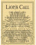 Lion Prayer Poster