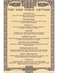 Nine Noble Virtues Poster
