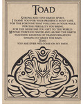 Toad Blessing Poster