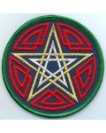 Celtic Pentagram Patch 3"