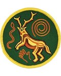 Paleo Shaman Iron-On Patch 3"