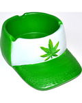6 1/4" Weed Baseball Cap ashtray