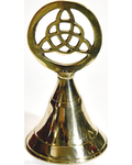 4" Triquetra brass bell