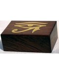 Brass Inlaid Eye of Horus Box 4"X6"