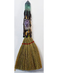 7" amethyst W Crystal broom