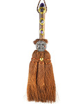 12" Triple Moon Crystal broom