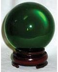 50mm Green Crystal Ball