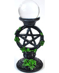 50mm Clear gazing ball with Pentagram Stand