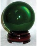 80mm Green Crystal Ball