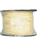 Cream Waxed Cotton cord 1mm 100 yds
