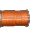 Orange Waxed Cotton cord 2mm 100 yds