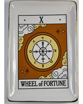 4 1/2" x 6 1/2" Wheel of Furtune tarot dish